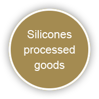 Silicones processed goods