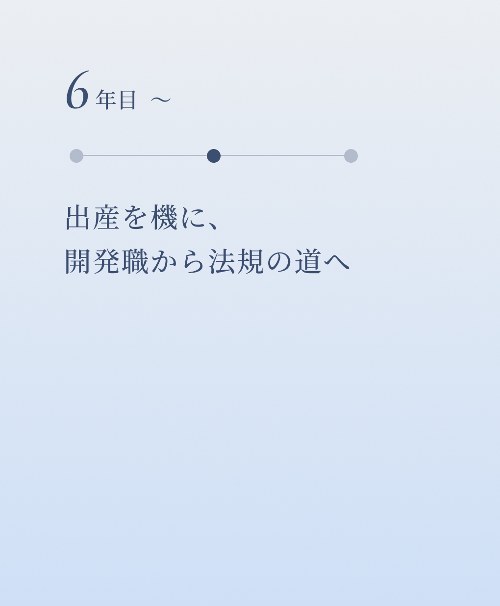 入社6年目