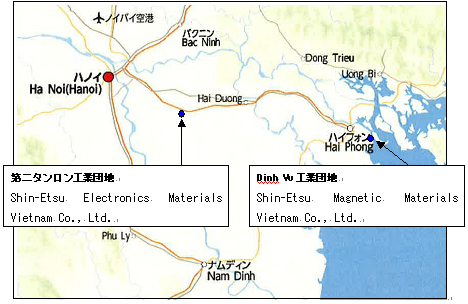 進出予定工業団地の場所