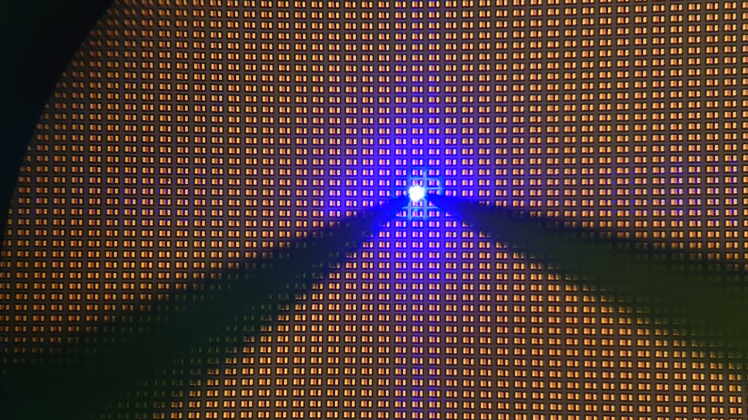 Micro LED Wafer (before Laser Lift Off = LLO)